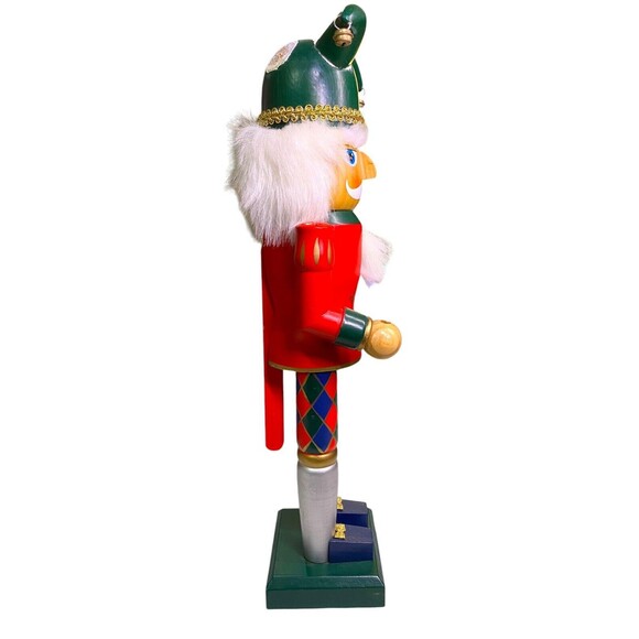 Wooden Court Jester Nutcracker Christmas Holiday Multicolor *READ* - Picture 5 of 13